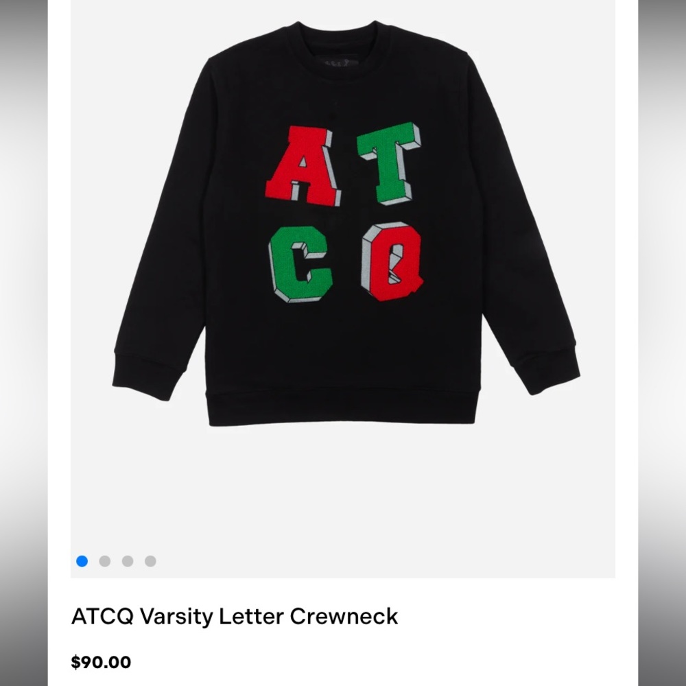 ATCQ A Tribe Called Quest official crewneck varsity sweatshirt size M